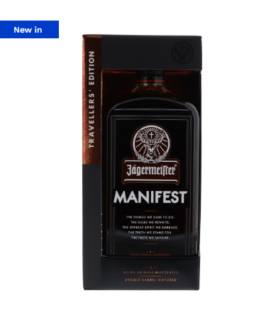 Jägermeister Manifest 38° 1 L + GBX x 6 bottles